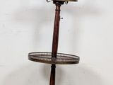 an image of a table with two lamps on top of it