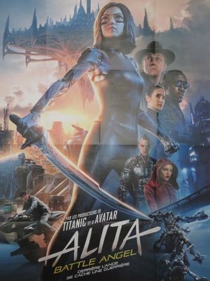 une affiche du film « Alitta, l'ange guerrier »