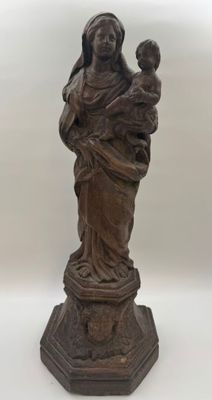 École française vers 1700 Vierge à l'Enfant