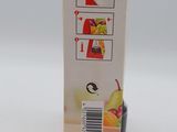 a carton of fruit juice on a white surface