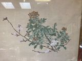 a picture of a picture of a plant in a glass case