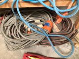 a bunch of hoses that are sitting on the floor