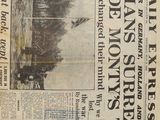 newspaper article with a picture of a man on a horse drawn carriage