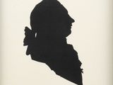 silhouette of a man with a pipe in his hand