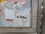 a picture of a painting of a woman in a white dress
