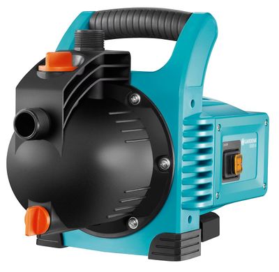 a blue and black pump on a white background