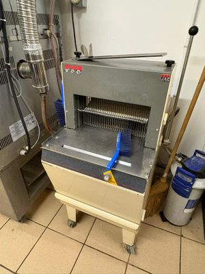 an image of a commercial kitchen with a large machine
