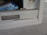 an open door with a bunch of files in it