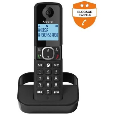 273 / Téléphone fixe sans fil - ALCATEL - F860 solo - …