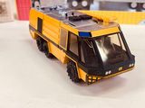 a toy truck that is sitting on a table