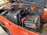 a car that has a battery in the back of it