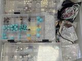 a box with many different types of beads in it