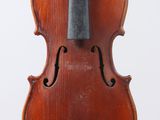 an old violin on a white background with a white background