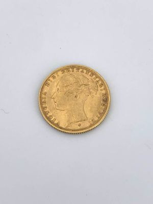 monnaie souverain or Victoria 1884. - Photo 1
