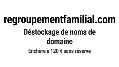 Nom de domaine regroupementfamilial.