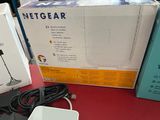 a box of netgear products sitting on a table