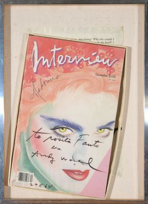 an image of a magazine with a picture of a woman on it