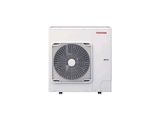 a close up of a white air conditioner on a white background