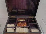 a case with a lot of items inside of it
