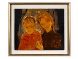 an image of a painting of a woman and a child