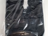 a plastic bag with a black bag inside of it