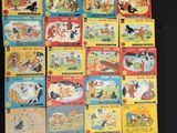 a lot of children ' s books on the table