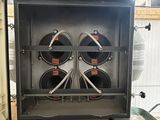a machine that is sitting inside of a building