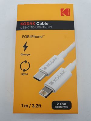 KODAK - Câble USB-C vers Lightning - 1m - 12W 2A - Charge et…