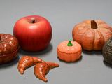 many different types of fruit and vegetables on the table