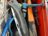 many tools in a red box with a price tag on it