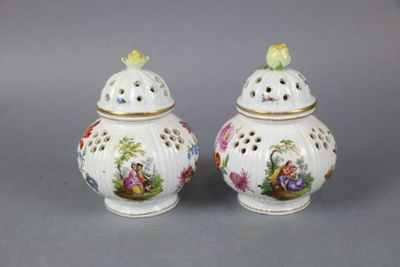 paire de vases en porcelaine chinoise ornés de motifs d'oiseaux et de fleurs