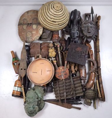 a lot of different items that are on the table