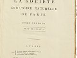 an old book with a black and white title on it