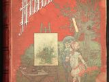 un vieux livre sur lequel figure l'image d'un homme et d'un enfant