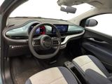 the interior of a car with a steering wheel, dashboard, and dash board
