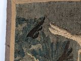 a close up of a piece of fabric with birds on it