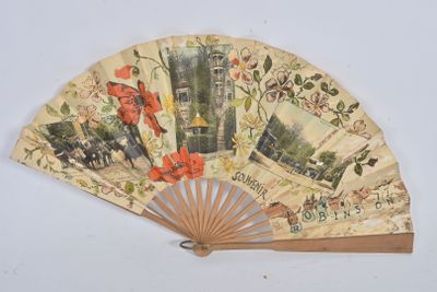 Souvenir de Robinson Éventail à 3 vues des attractions (acci…