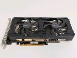 a close up of a video card with two fans on it