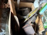 a box full of stuff sitting on the floor
