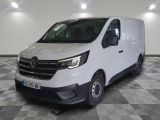 a picture of a white van on a checkered floor