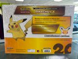 packaging of a pokemon pikachu ex box sitting on top of a table