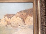 a picture of a painting on the wall of a room