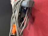 an electrical outlet with a bunch of wires attached to it