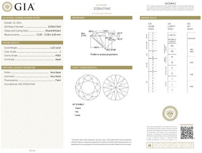 un échantillon de diamant muni d'une étiquette de prix