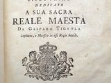 an old book with a picture of a coat of arms on it