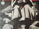an old movie poster of a man sitting on top of a couch