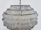 chandelier in the shape of a cluster of shells