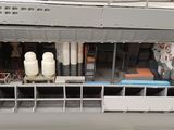 a model of an airplane that is sitting on the ground