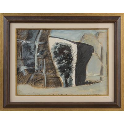 une image représentant un tableau représentant un bateau, dans un cadre en bois