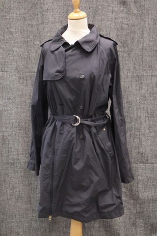 ARMANI JEANS – Veste imperméable noir avec ceinture. Taille : 44 ...
